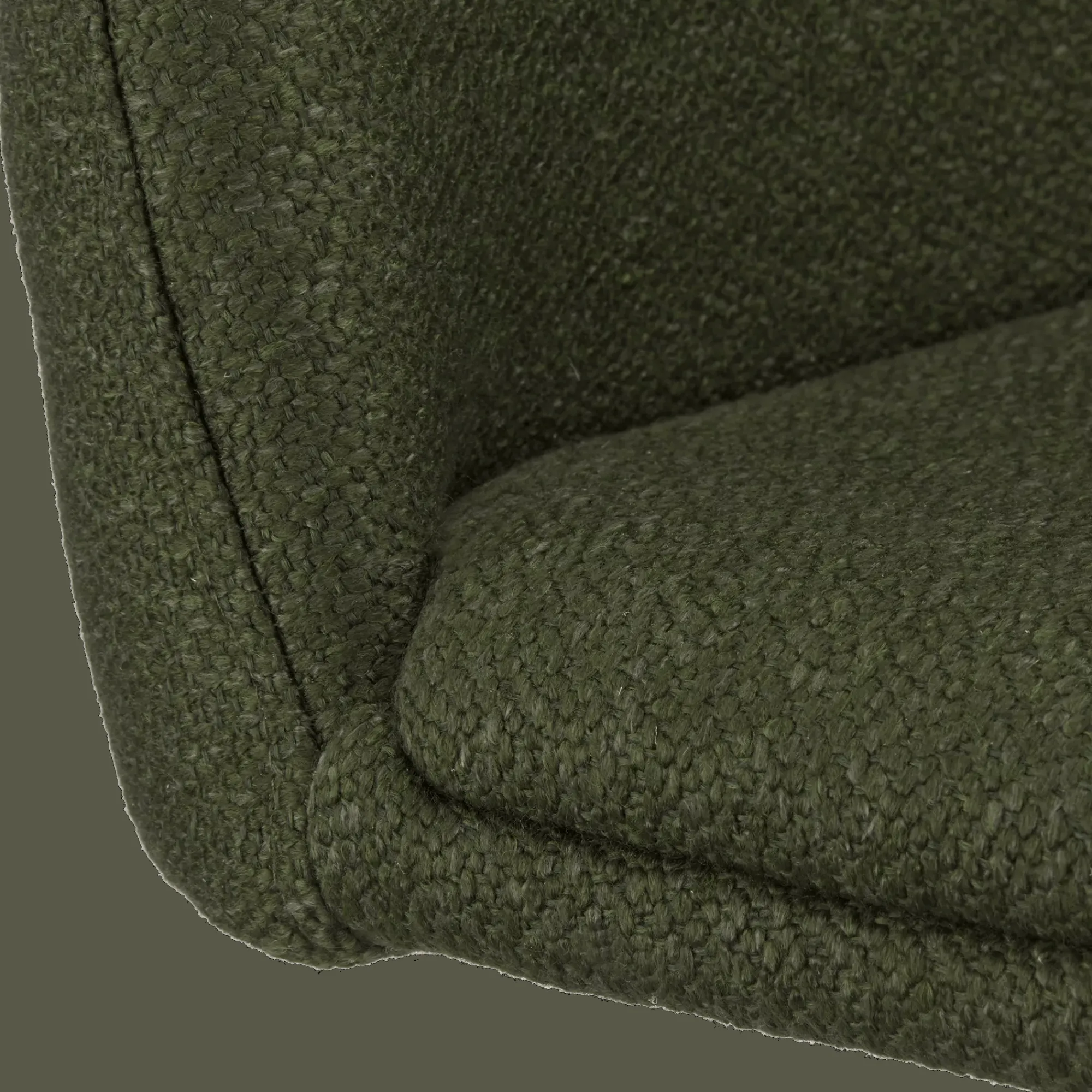 Discount Bouclair Khaki Fabric and Metal Adjustable Bar Stool