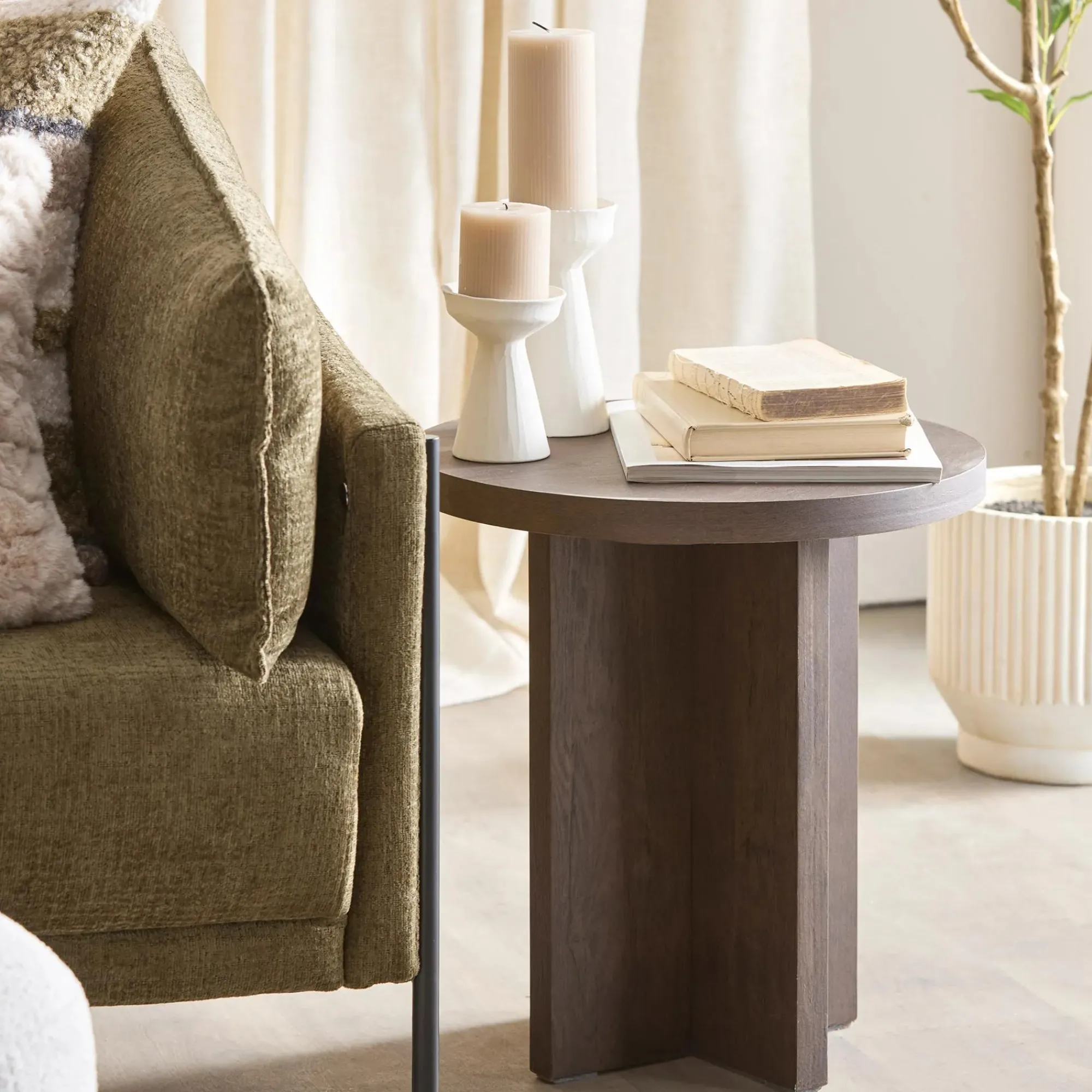 Discount Bouclair Large Ceramic Pillar Holder