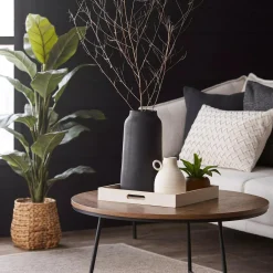 Bouclair Large Ficus in Rattan Pot