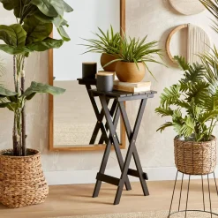 Bouclair Large Ficus in Rattan Pot