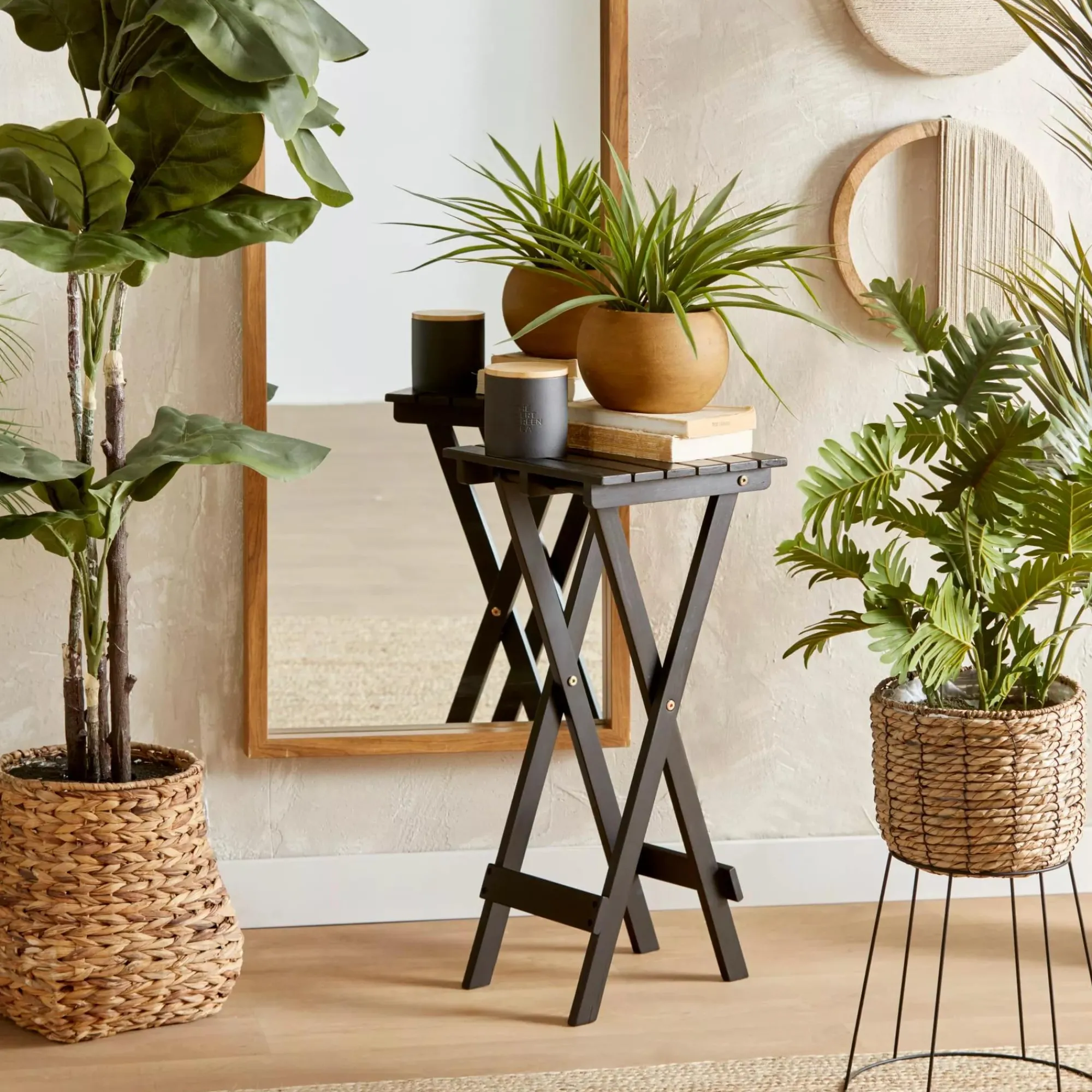 Bouclair Large Ficus in Rattan Pot