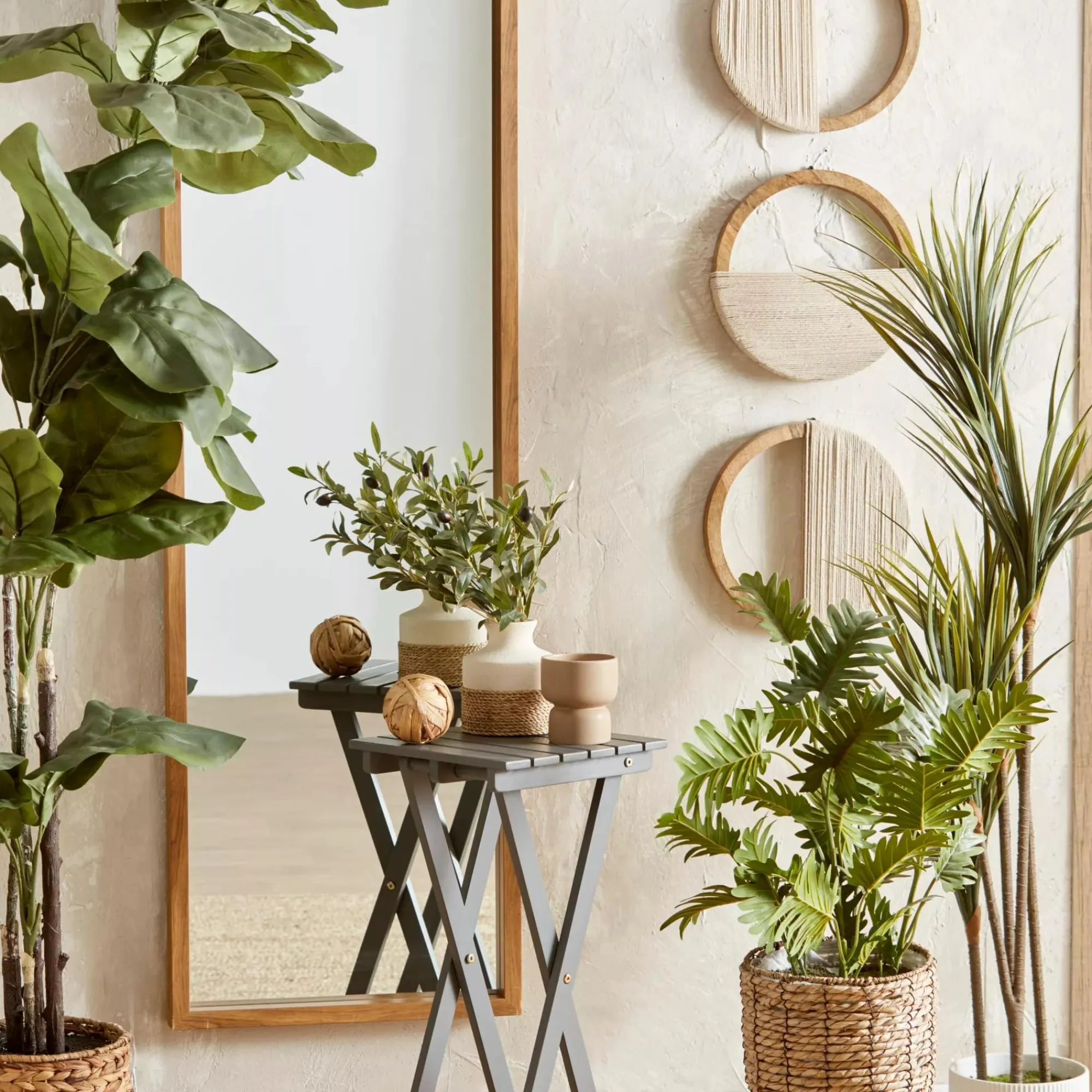 New Bouclair Large Fiddle-Leaf Fig Potted Floor Plant