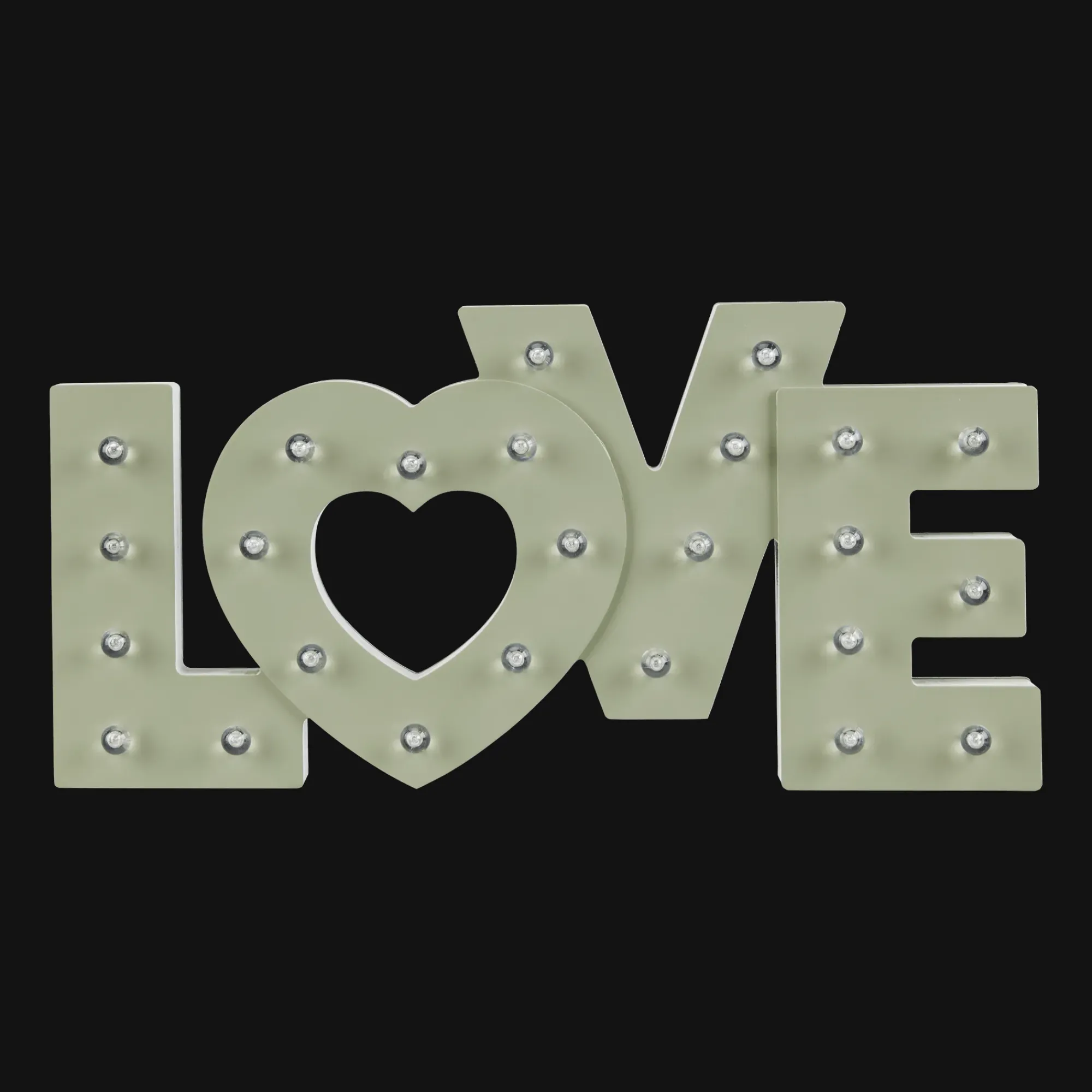 Outlet Bouclair LED Love Typo