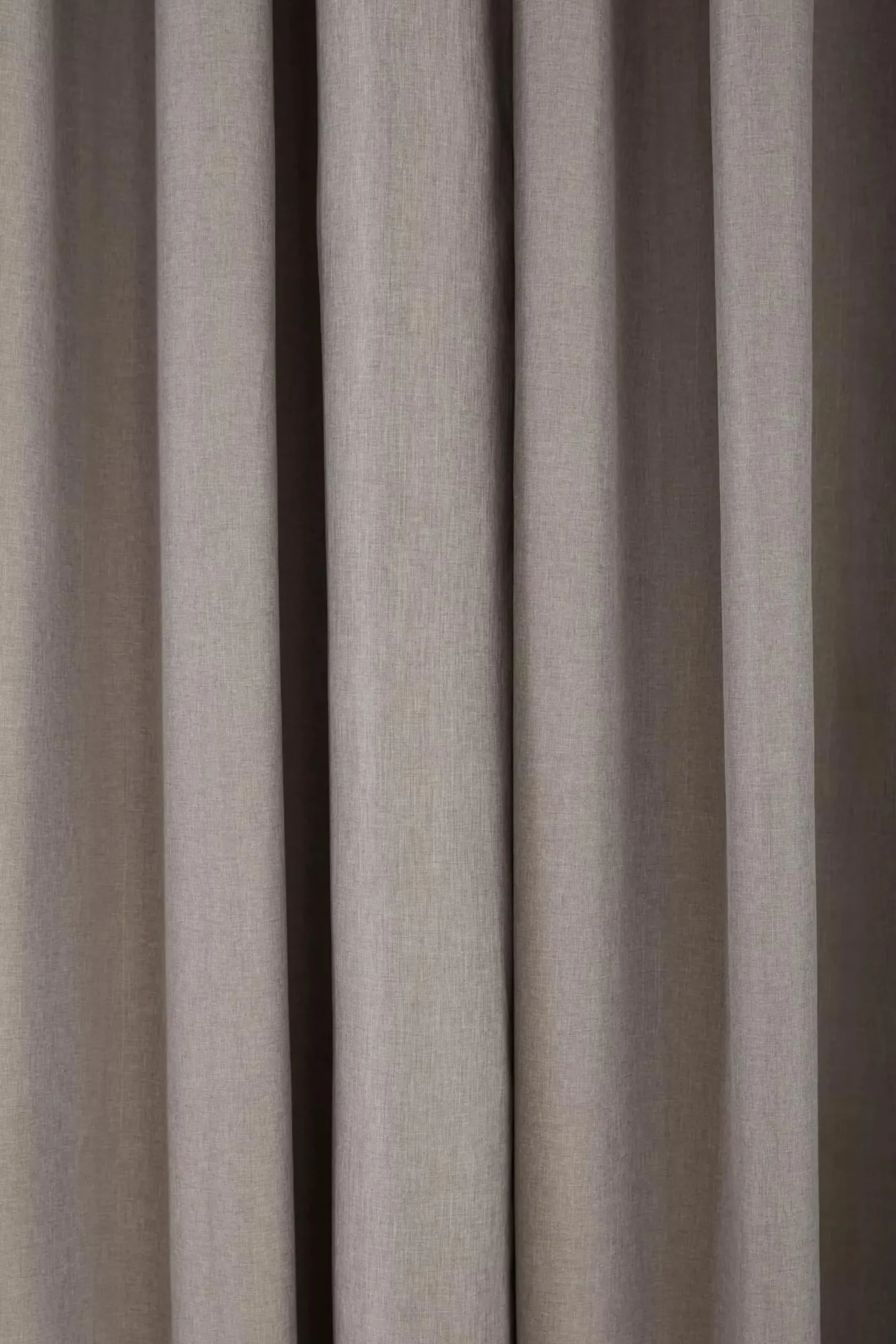 Discount Bouclair Light Grey Chambray Blackout Curtain