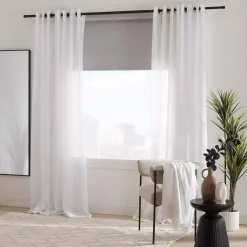 Online Bouclair Light Grey Chita Cordless Blackout Roller Shade