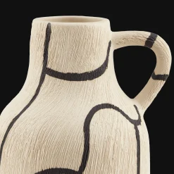 Hot Bouclair Line Art Table Vase with Handle