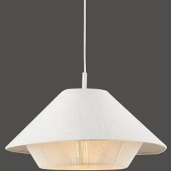 Sale Bouclair Linen and Rope Ceiling Lamp
