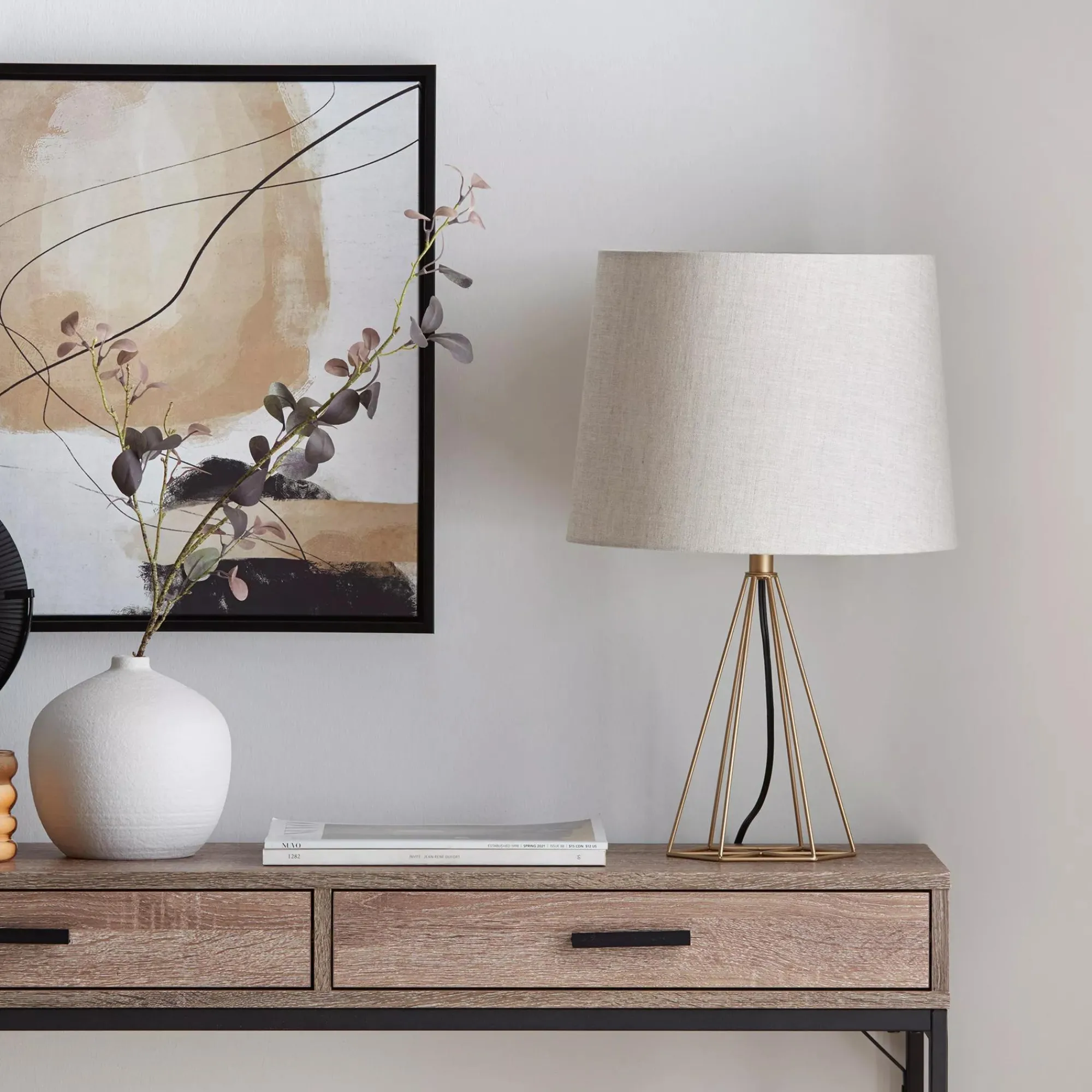 Clearance Bouclair Linen Lamp Shade