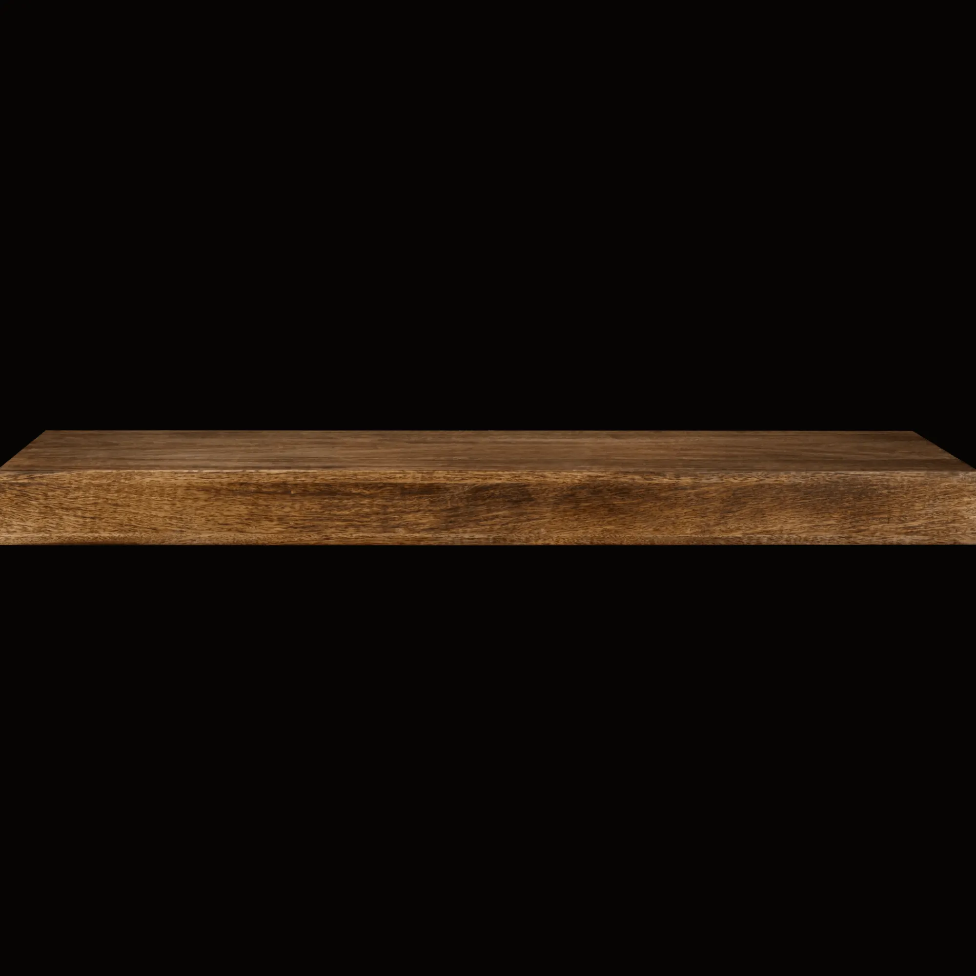 Sale Bouclair Long Mango Wood Floating Shelf