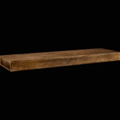 Sale Bouclair Long Mango Wood Floating Shelf