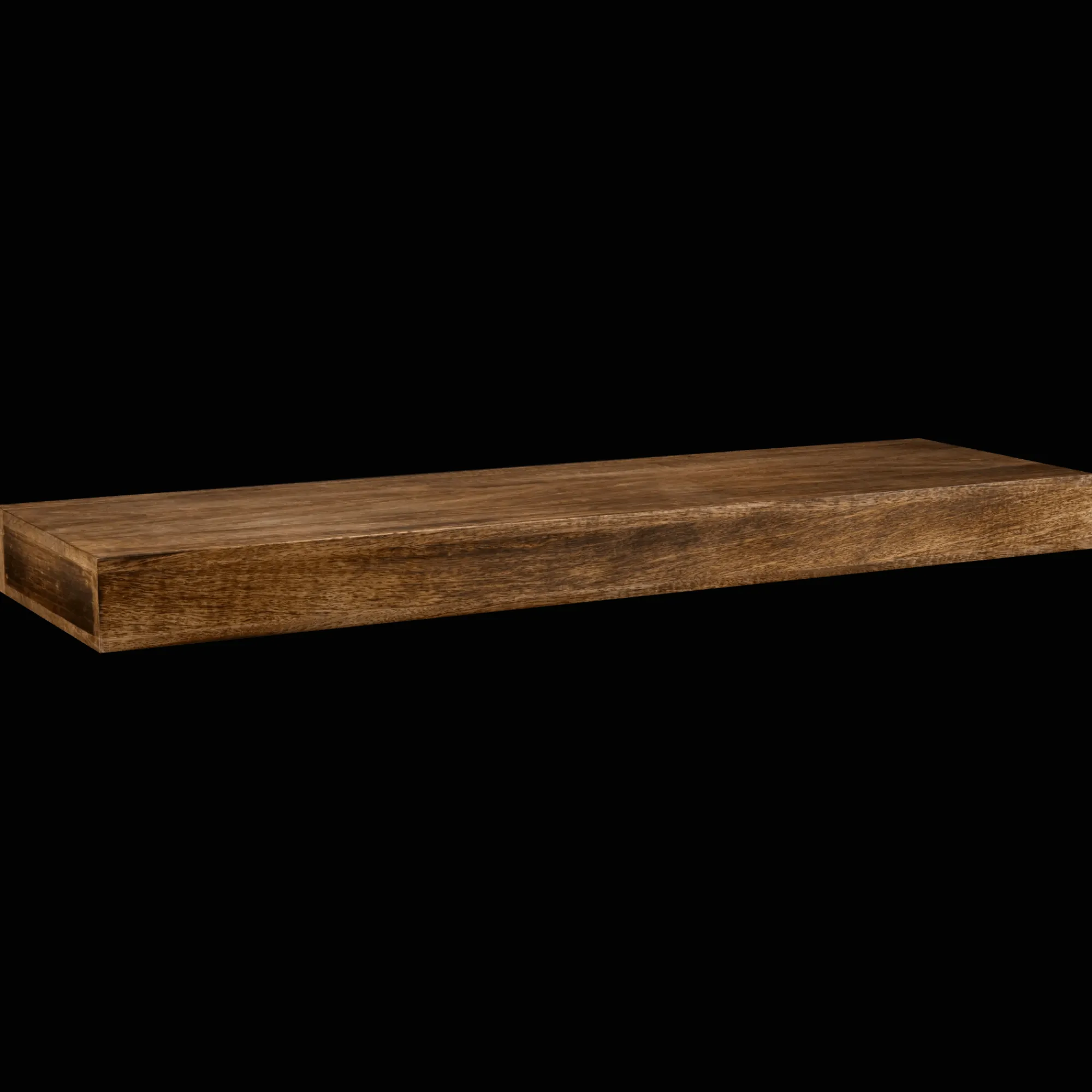 Sale Bouclair Long Mango Wood Floating Shelf