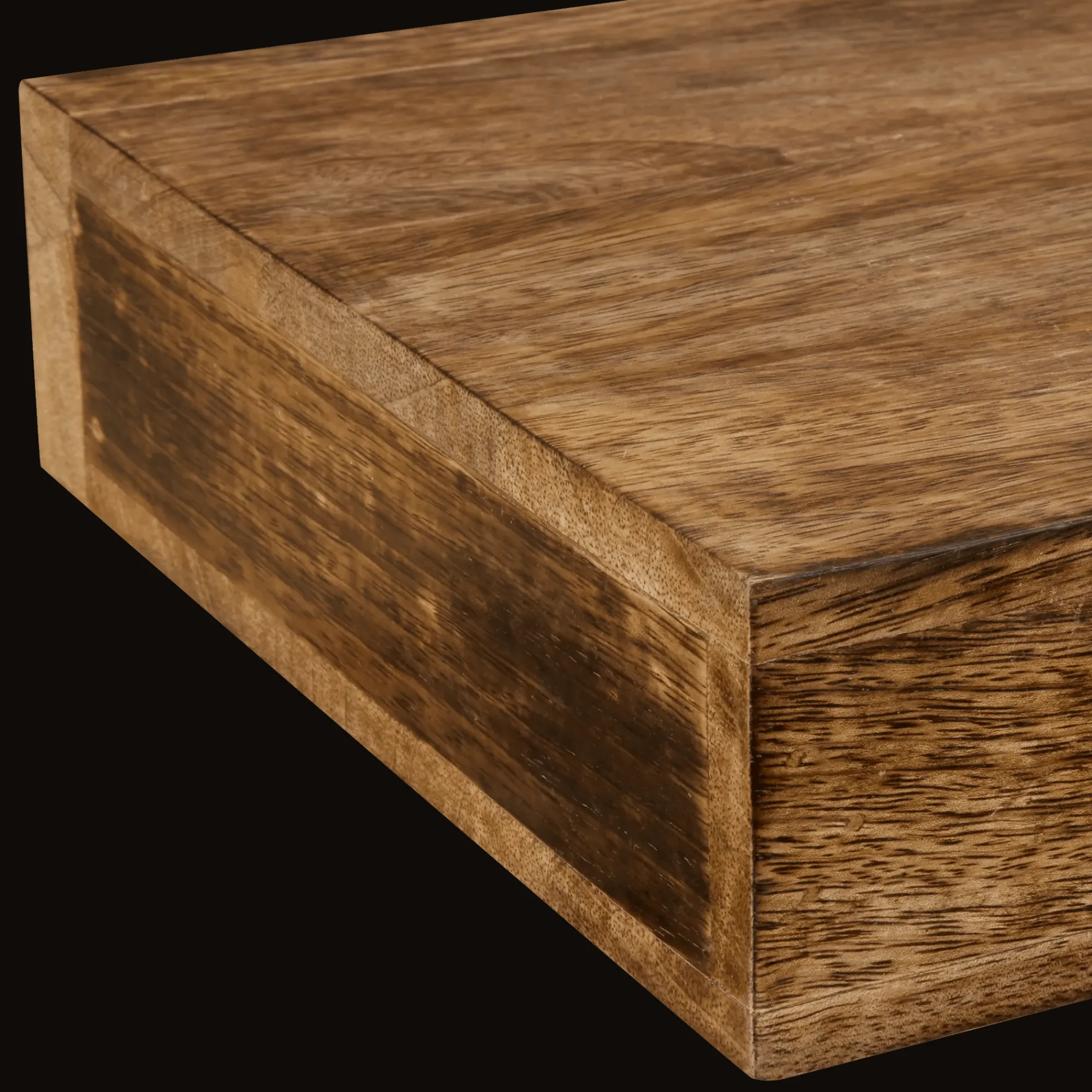 Sale Bouclair Long Mango Wood Floating Shelf