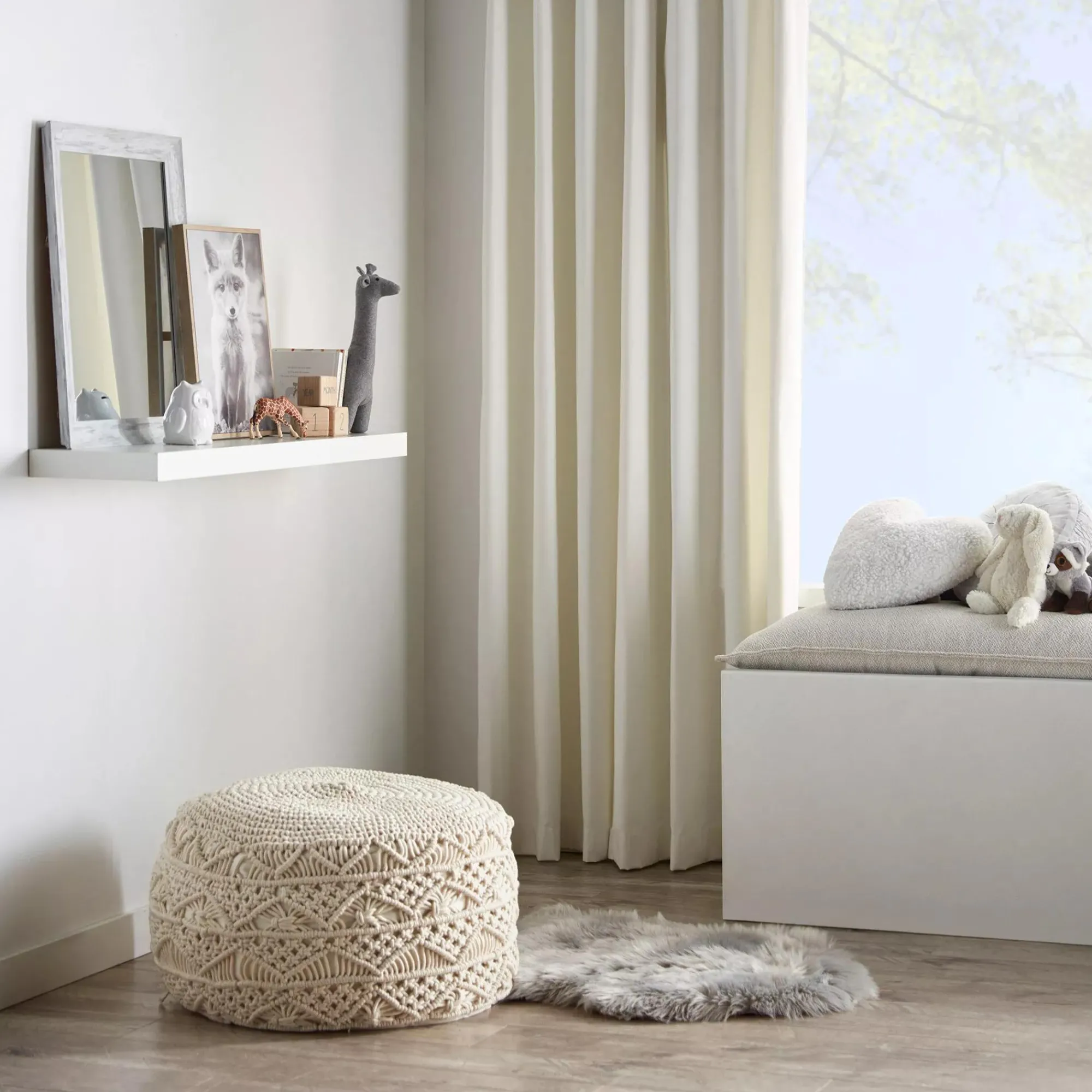 Outlet Bouclair Macrame Ottoman