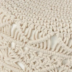 Outlet Bouclair Macrame Ottoman