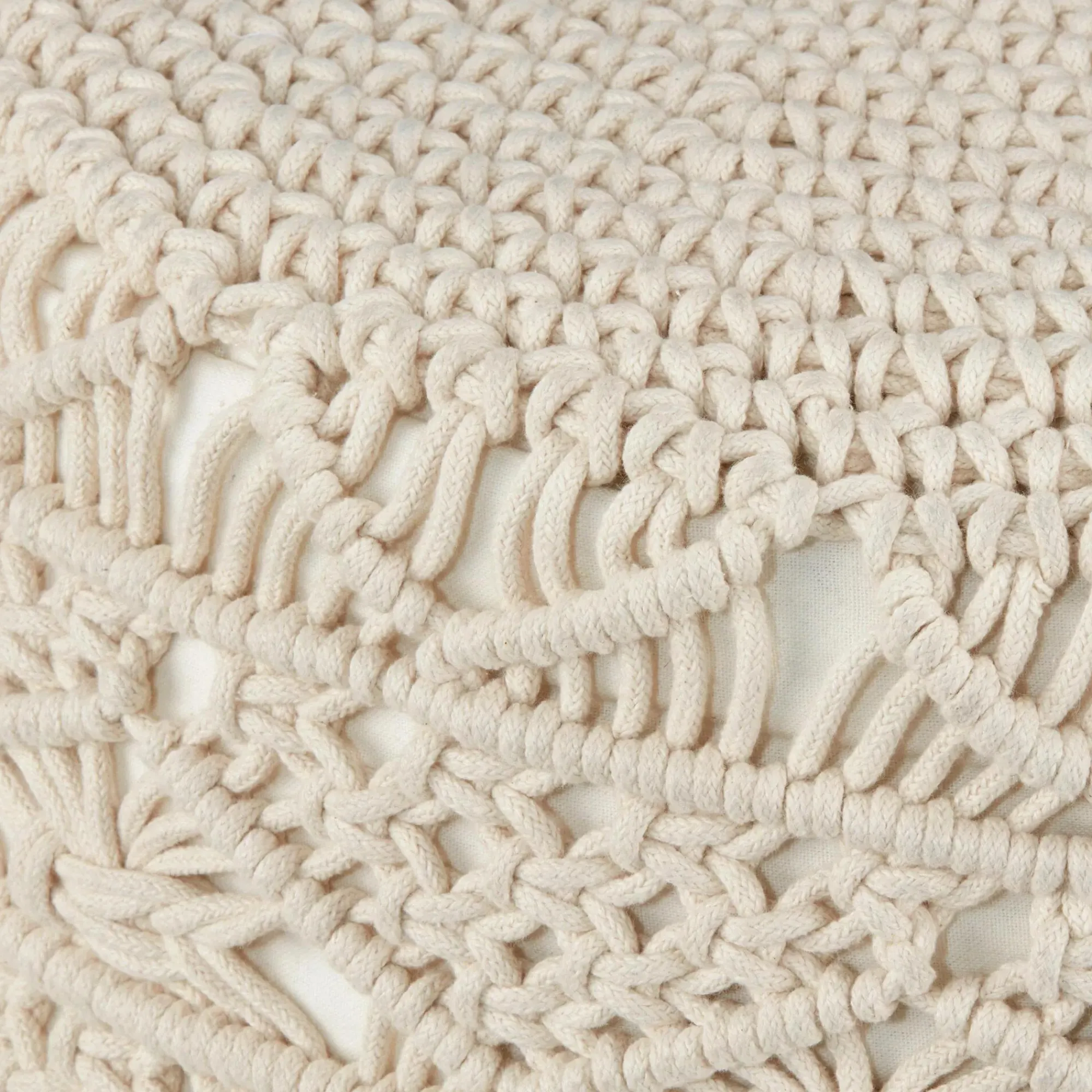 Outlet Bouclair Macrame Ottoman