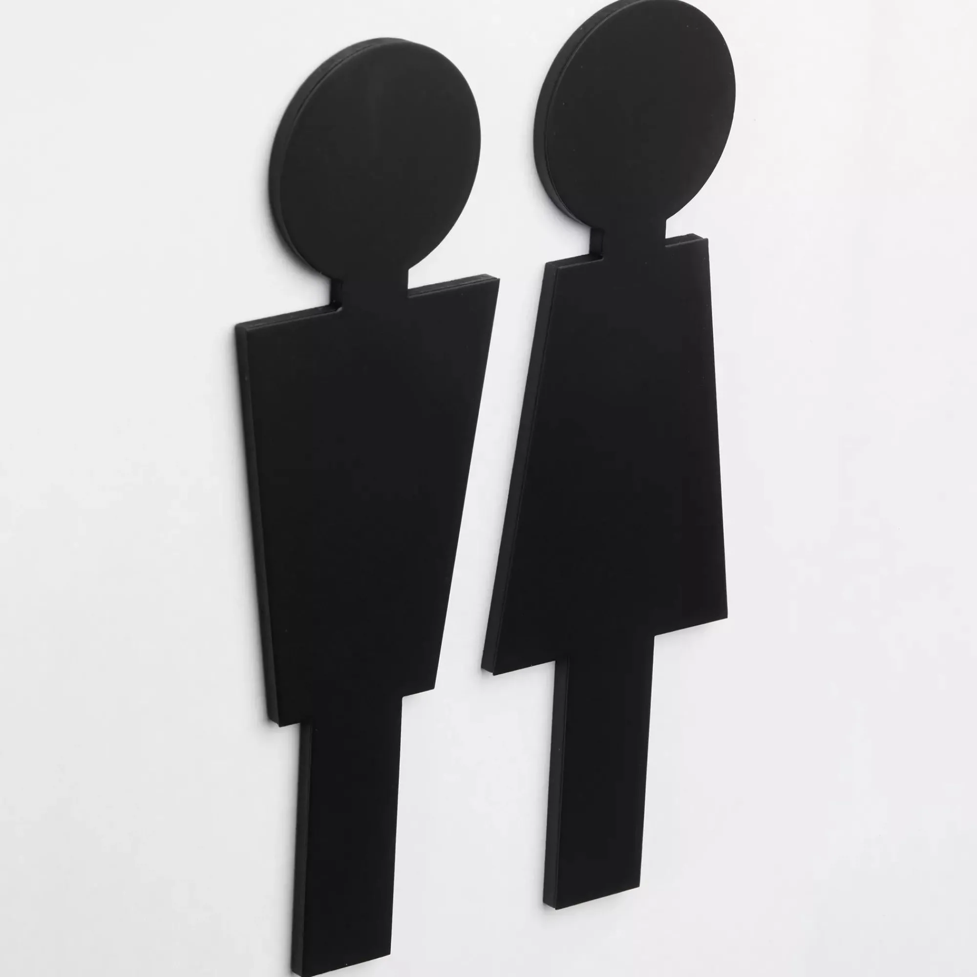 Bouclair Man & Woman Silhouette Bathroom Shadow Box