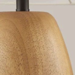 Discount Bouclair Mango Wood Base Table Lamp