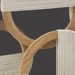 Discount Bouclair Mango Wood Circles with Rope