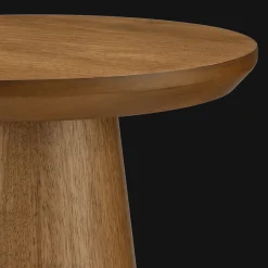 Clearance Bouclair Mango Wood Hourglass Side Table