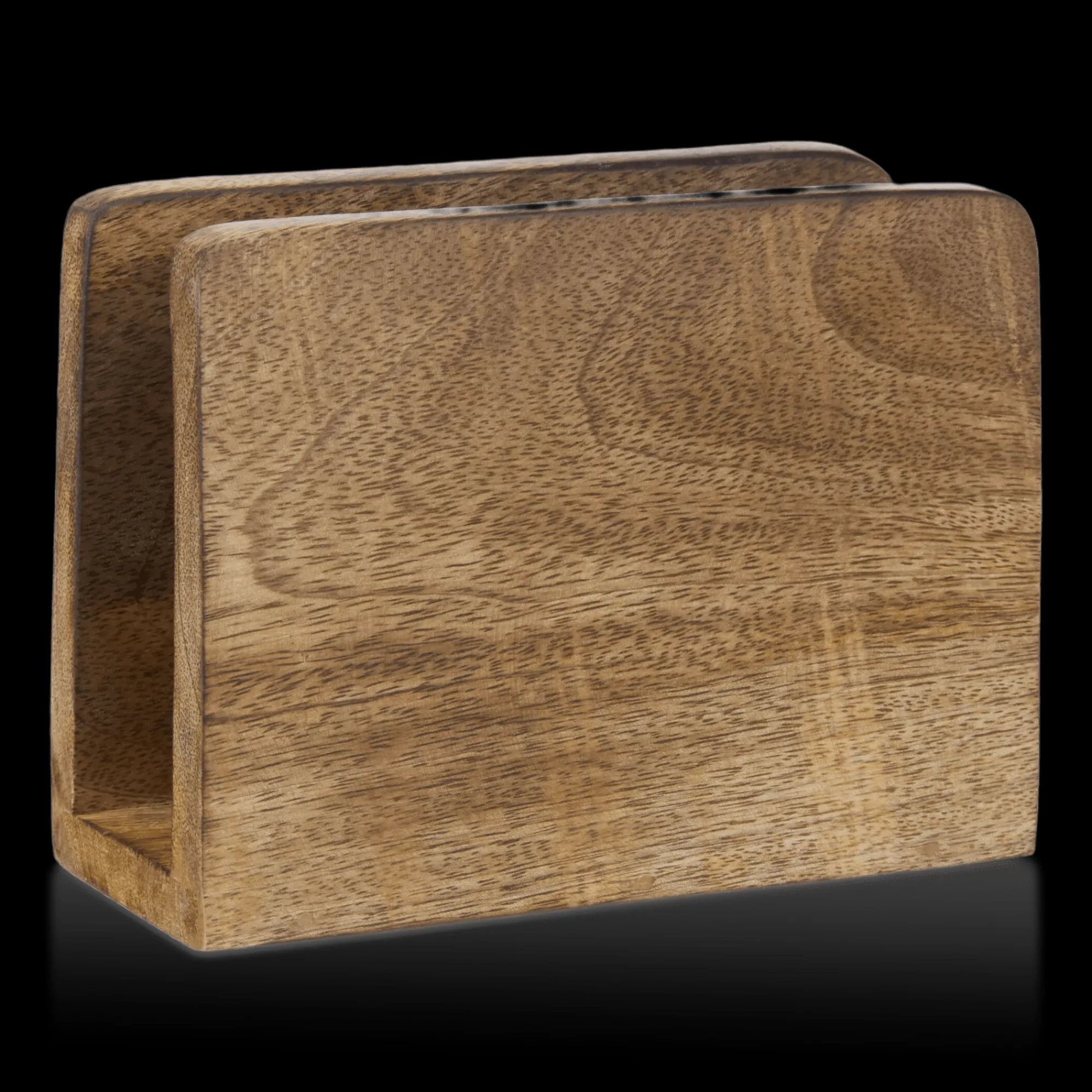 Best Bouclair Mango Wood Napkin Holder