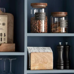 Best Bouclair Mango Wood Napkin Holder