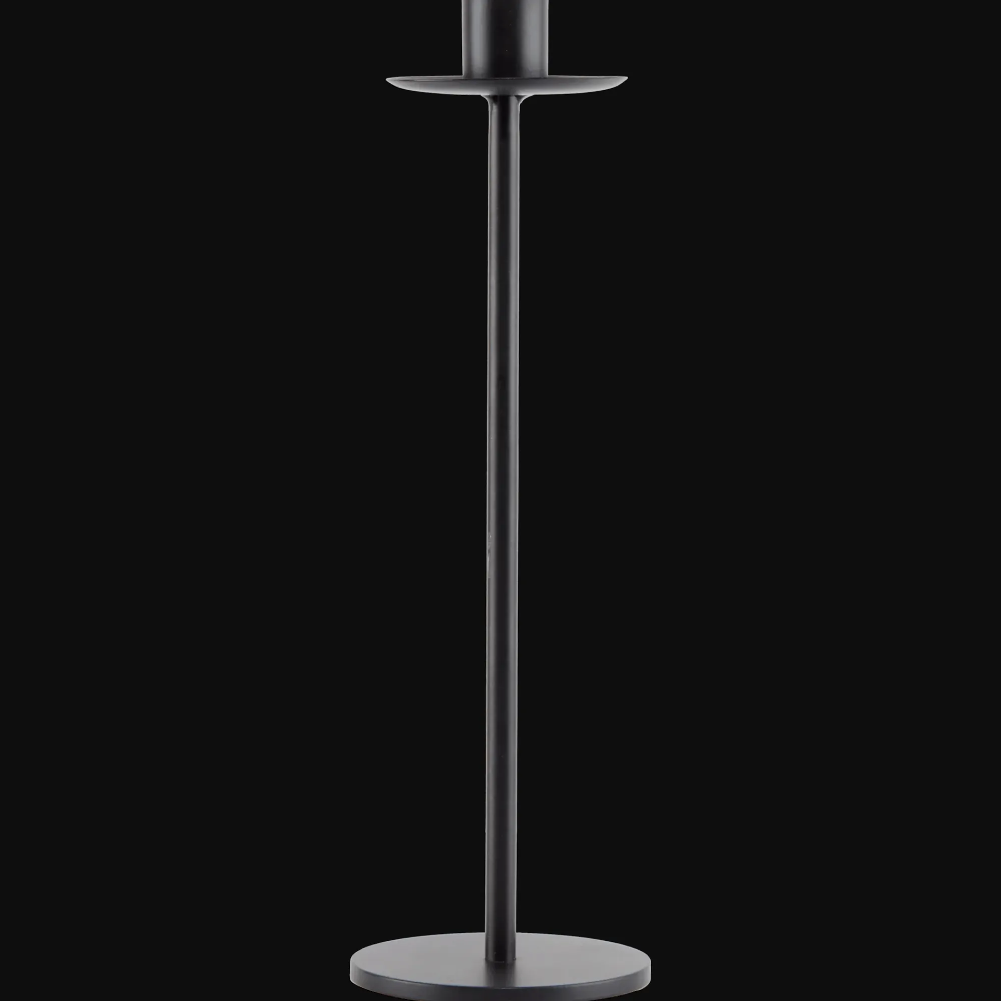 Online Bouclair Medium Black Iron Taper Candle Holder