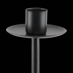 Online Bouclair Medium Black Iron Taper Candle Holder