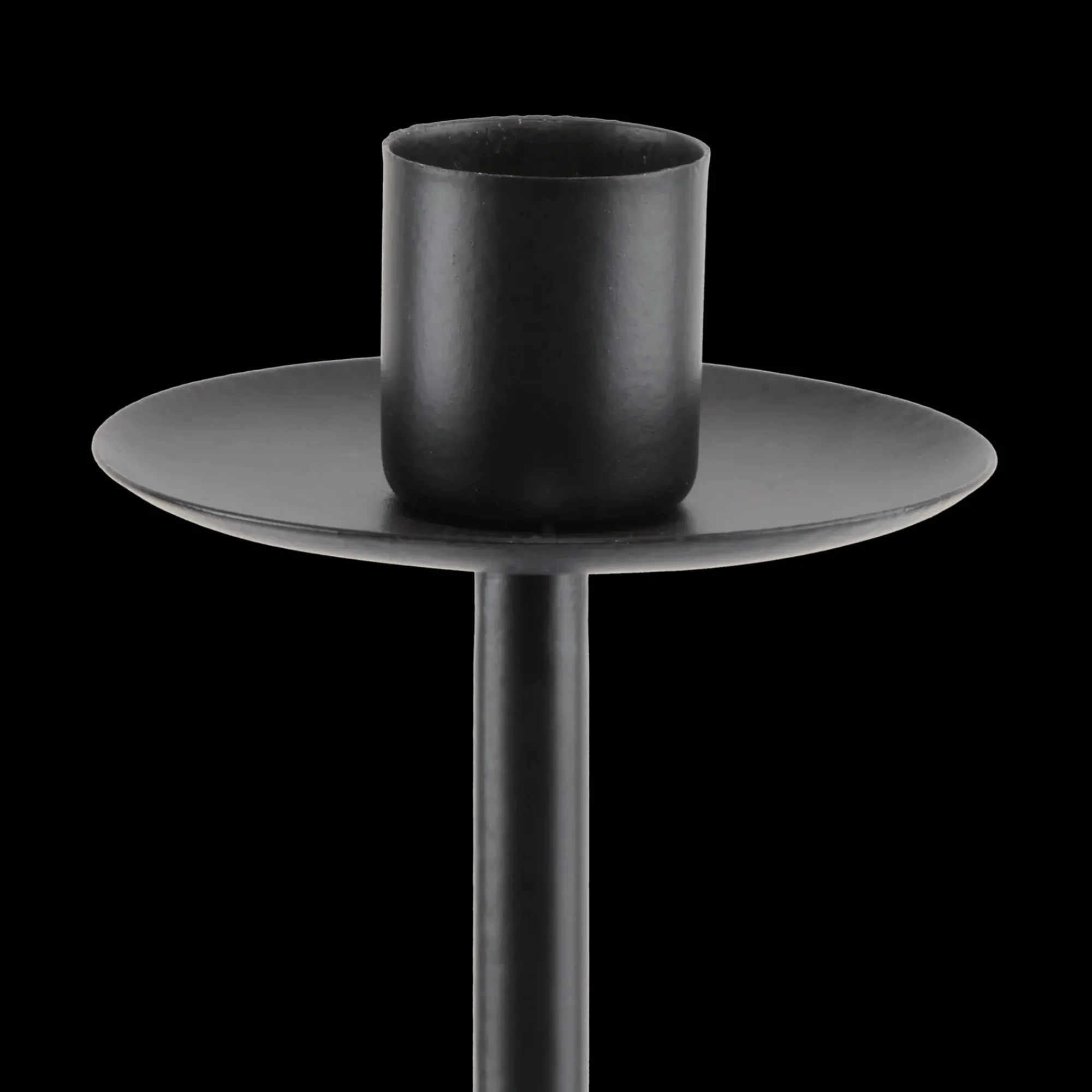 Online Bouclair Medium Black Iron Taper Candle Holder