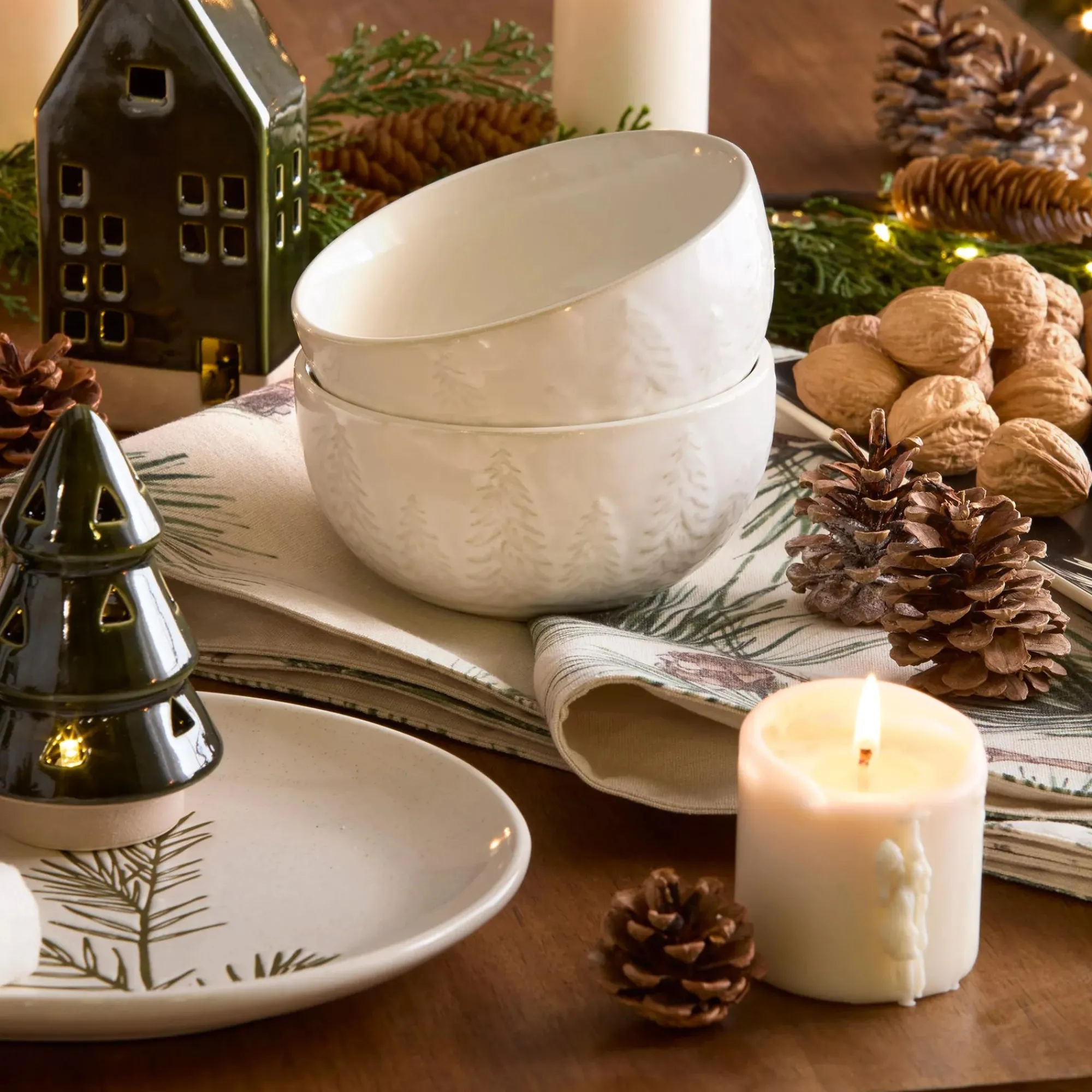 Outlet Bouclair Medium Ceramic Serving Bowl