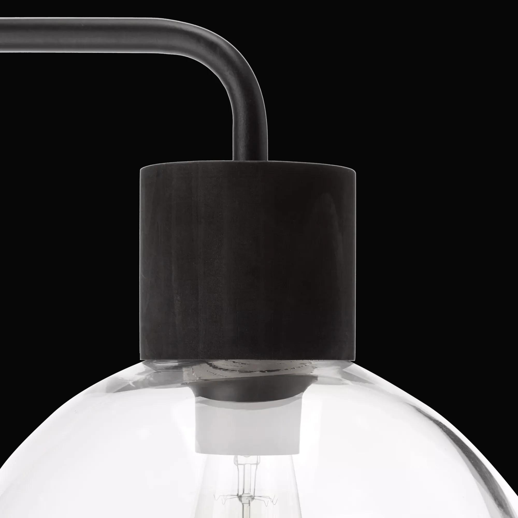 Bouclair Metal and Glass Floor Lamp