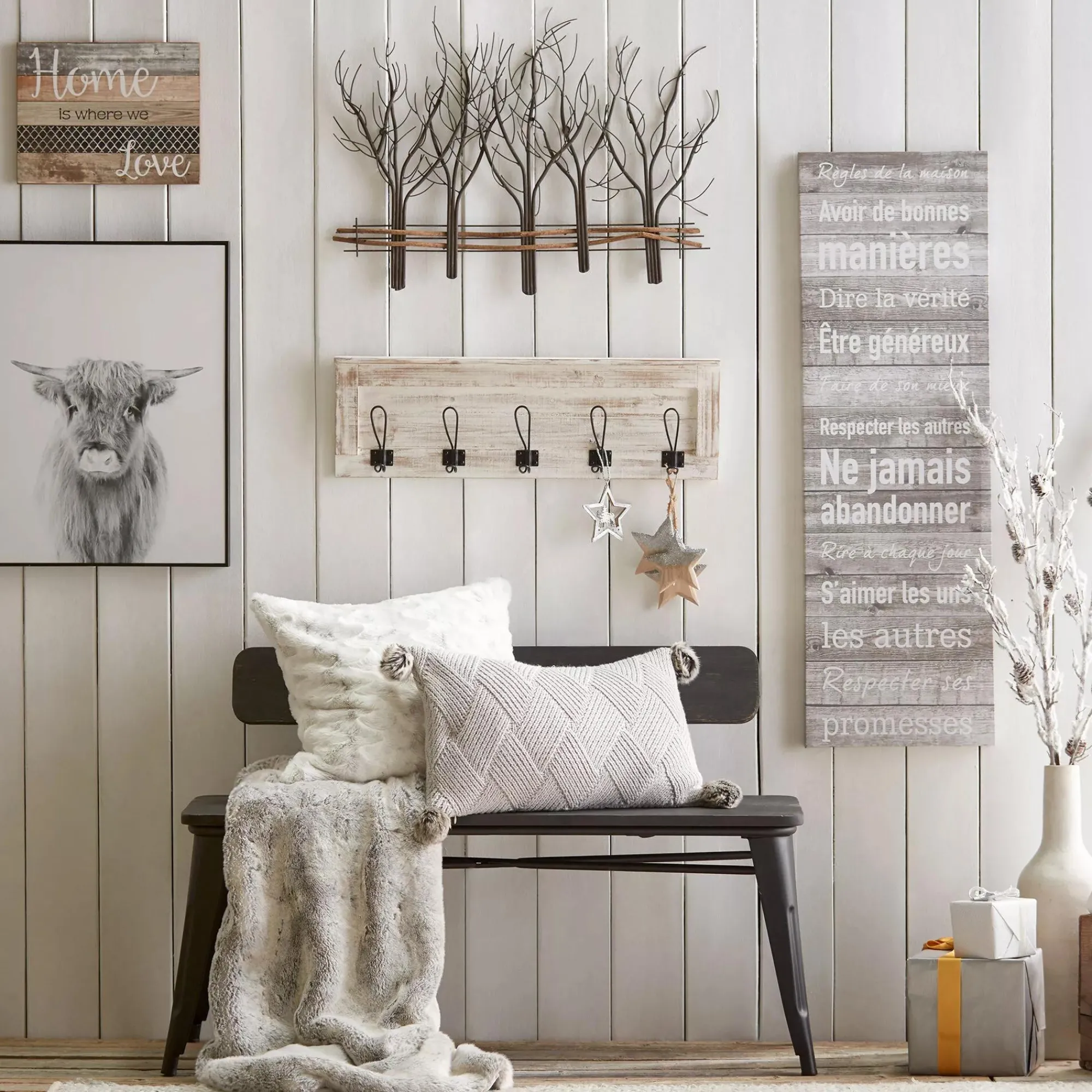 Bouclair Metal Branches Wall Art