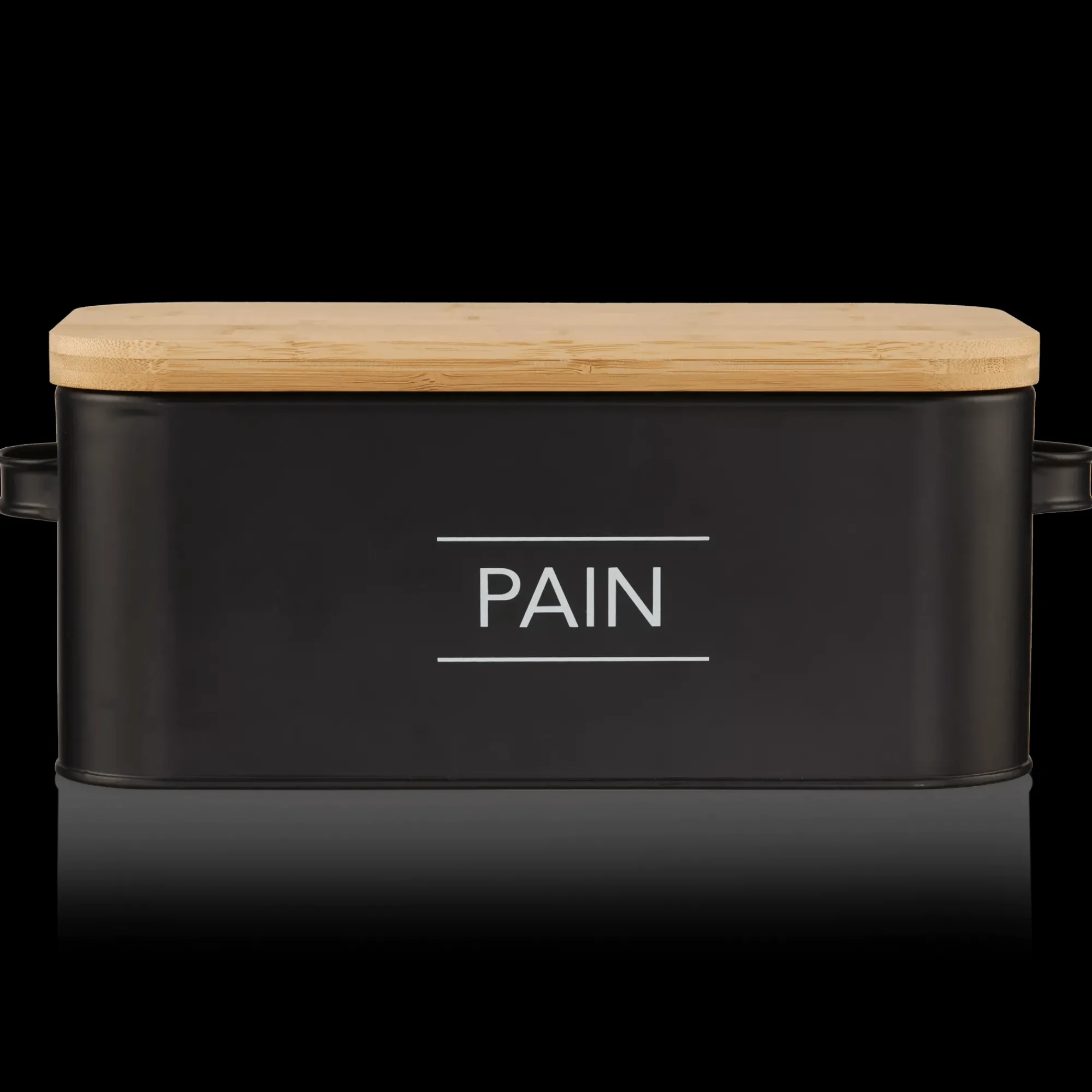 Best Bouclair Metal Bread Box with Bamboo Lid