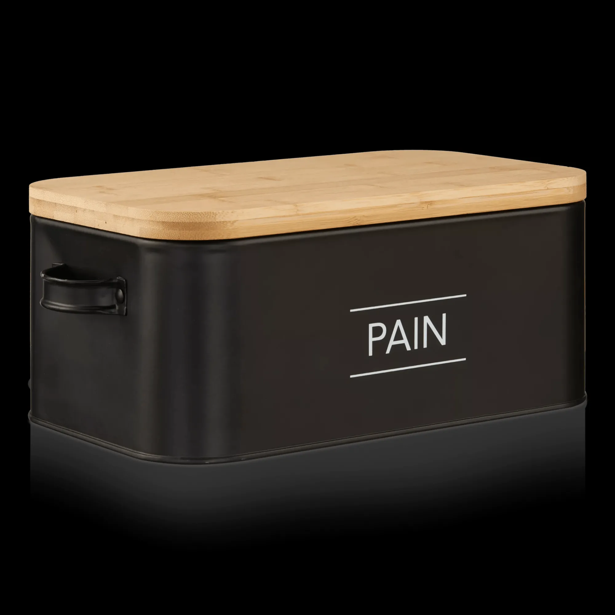 Best Bouclair Metal Bread Box with Bamboo Lid
