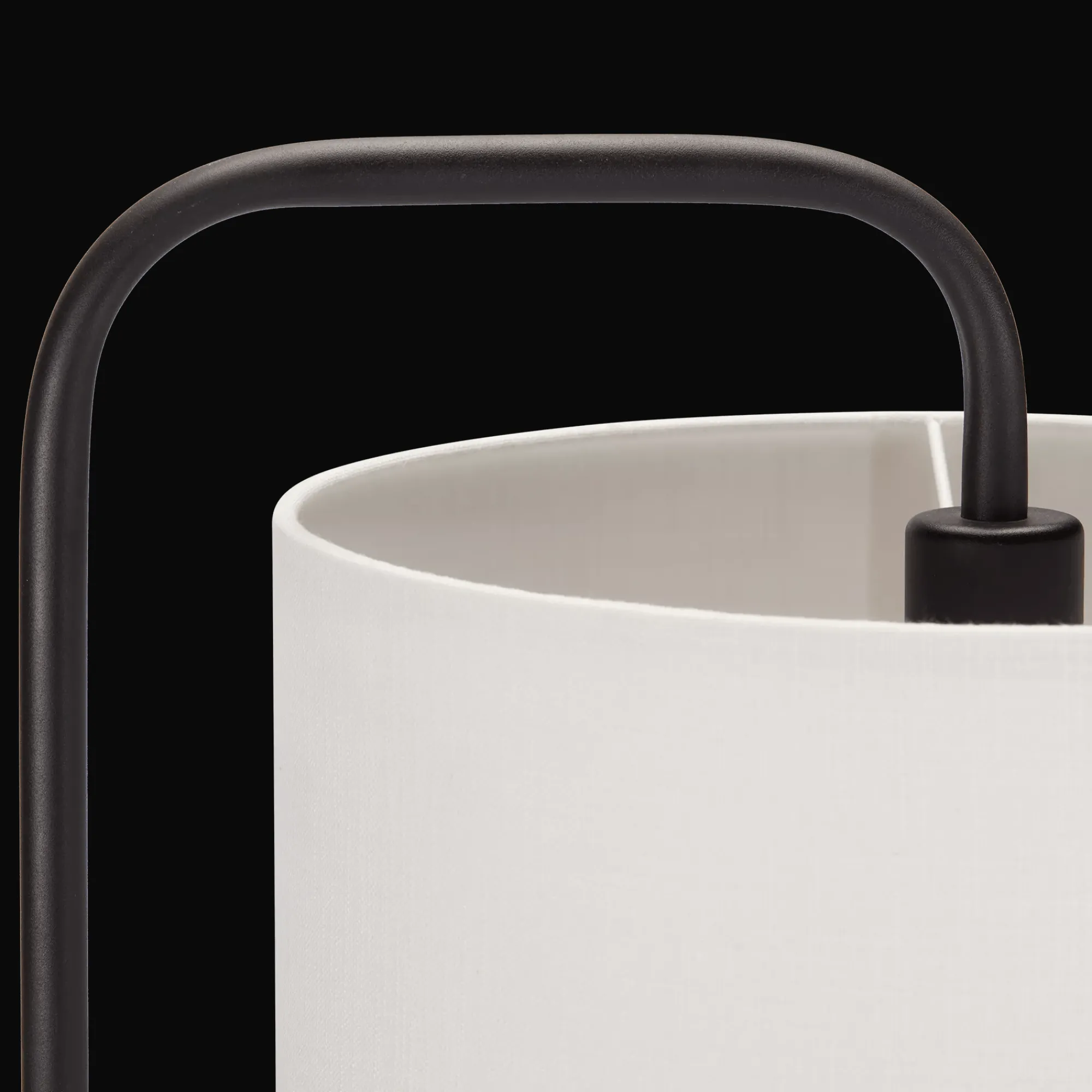 Clearance Bouclair Metal Floor Lamp with White Shade