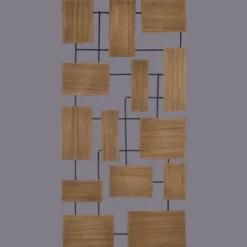 Best Bouclair Metal Wood Wall Decoration