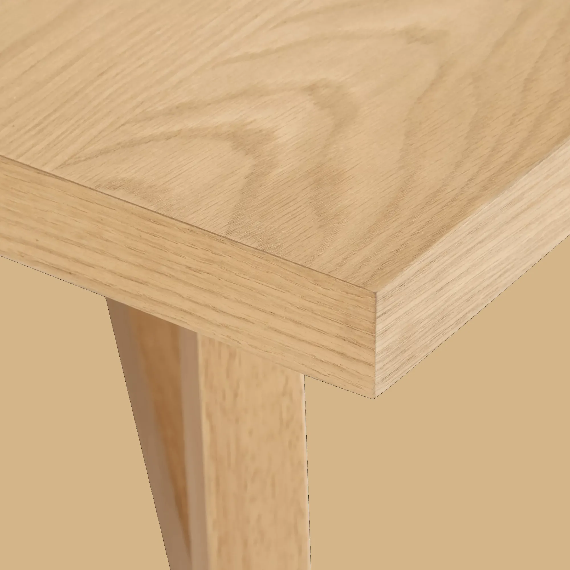 Hot Bouclair Mid-Century Modern Natural Wood Dining Table