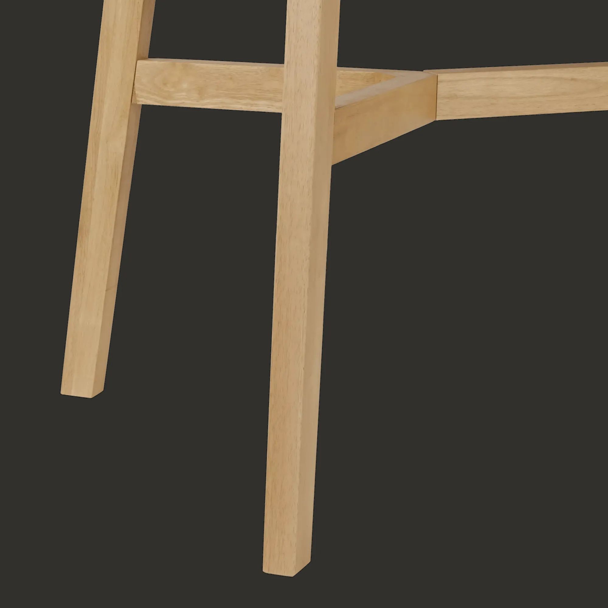 Hot Bouclair Mid-Century Modern Natural Wood Dining Table