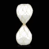 Hot Bouclair 30-Minute Decorative Hourglass with White Sand 7 x 20 cm.