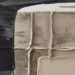 Clearance Bouclair Modern Abstract Oil Painted Canvas