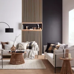 Sale Bouclair Modern Candle Holder in Black Metal