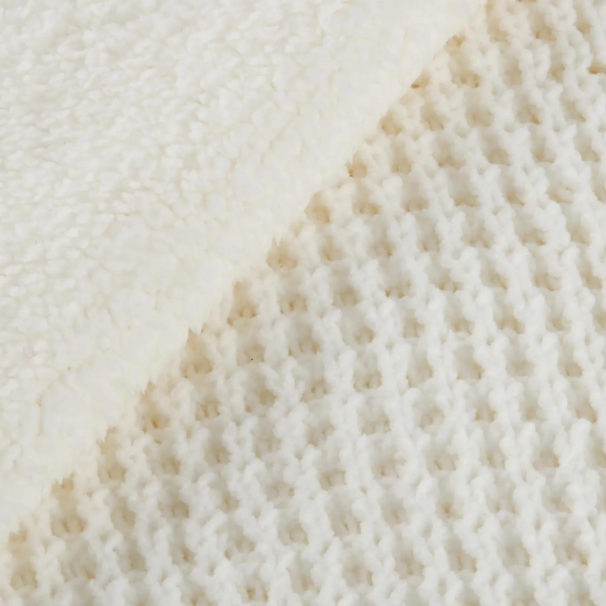 Hot Bouclair Nano Waffle Lined Throw