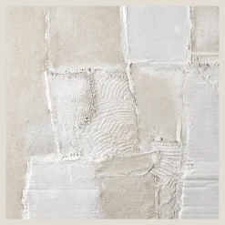 Online Bouclair Natural Abstract Framed Art