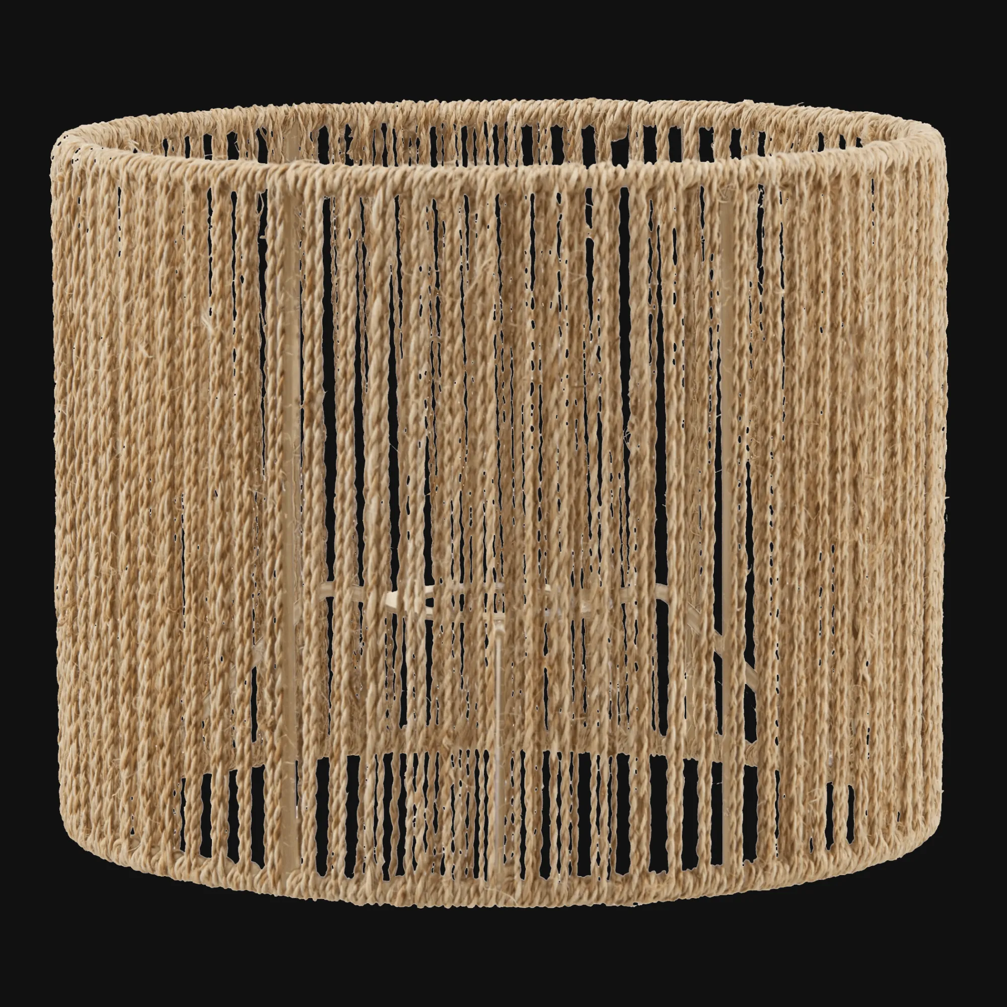 New Bouclair Natural Hemp Rope Lampshade