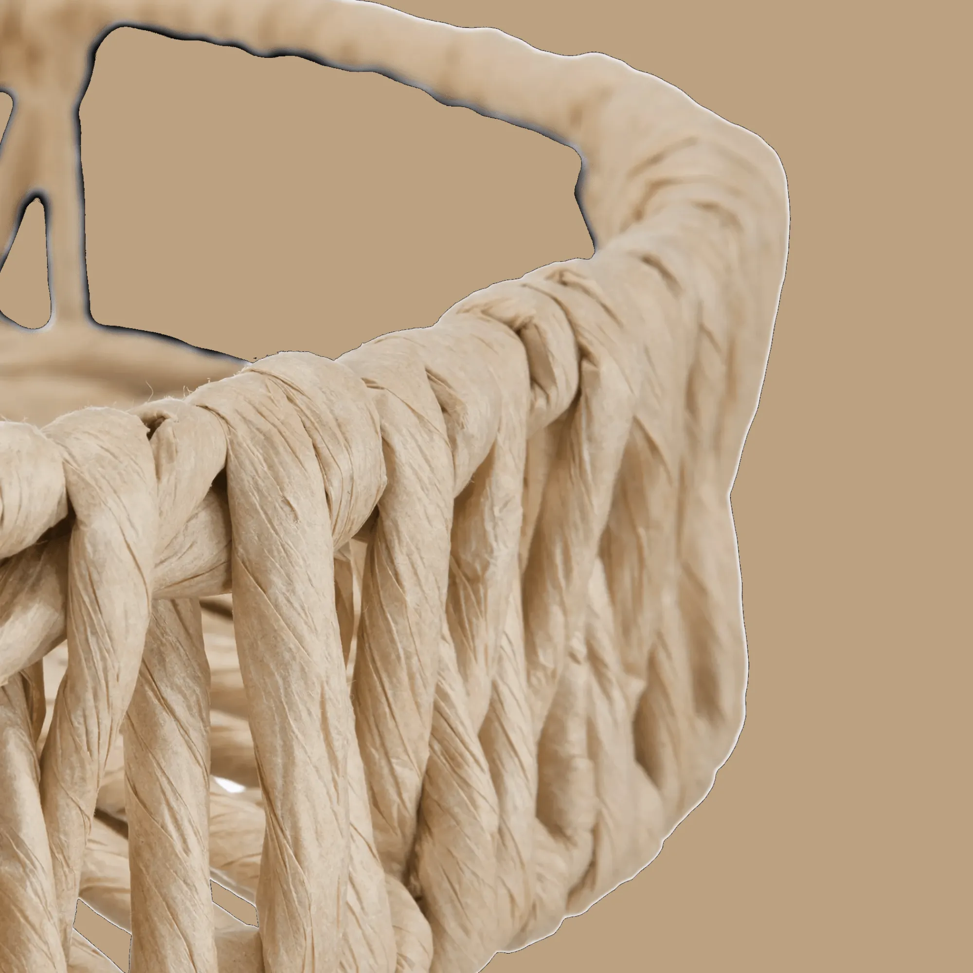 Outlet Bouclair Natural Round Woven Tray