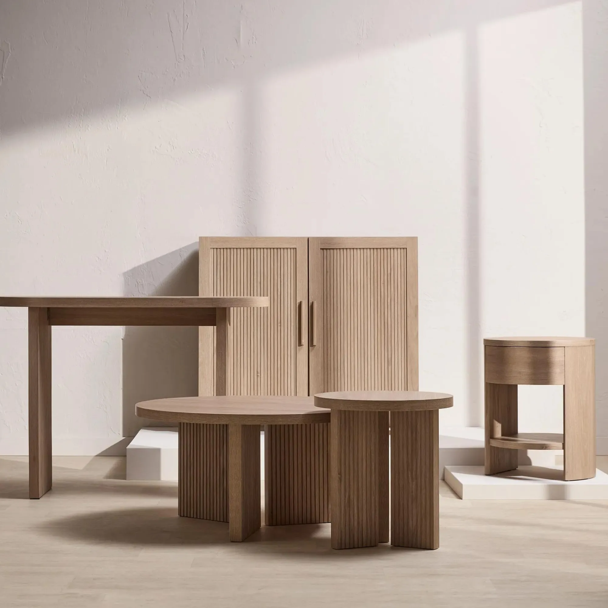 Discount Bouclair Natural Wood Console