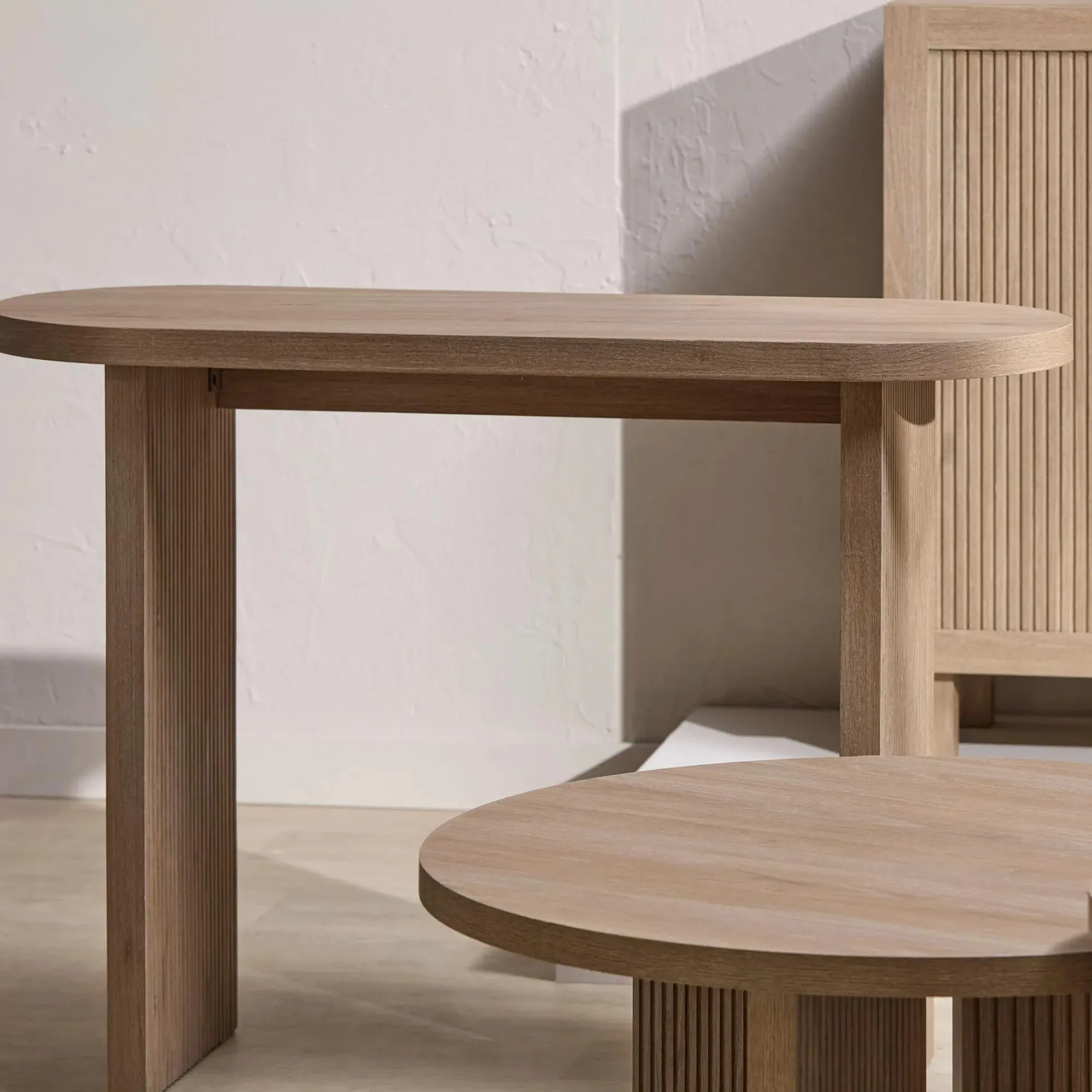 Discount Bouclair Natural Wood Console