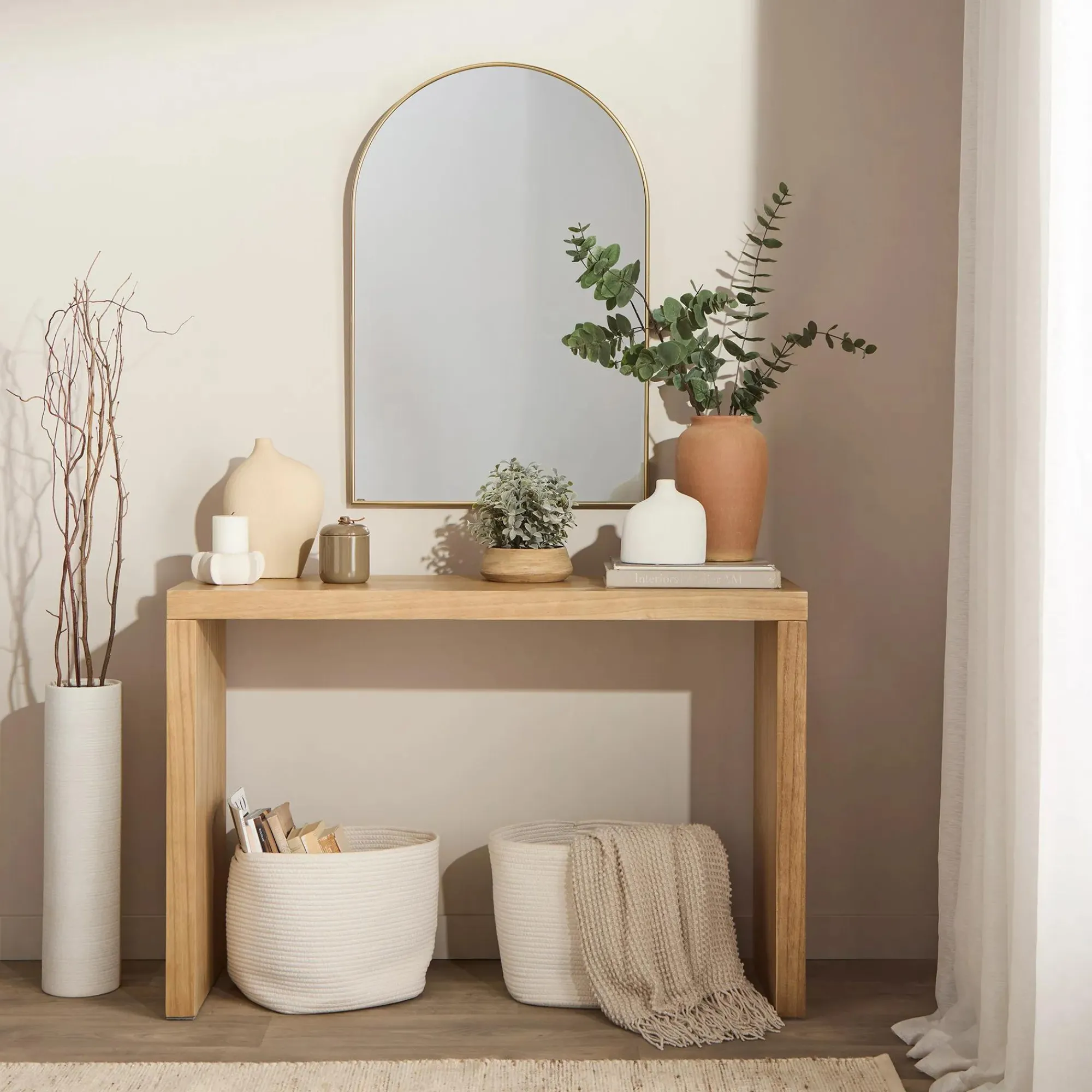 Outlet Bouclair Natural Wood Console