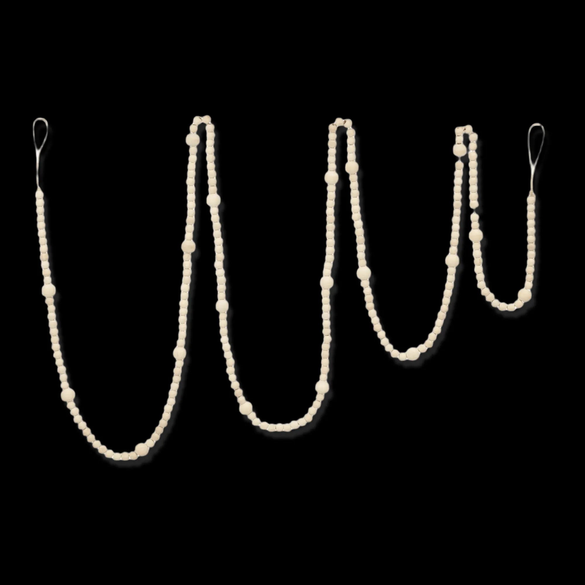 Hot Bouclair Natural Wood Garland