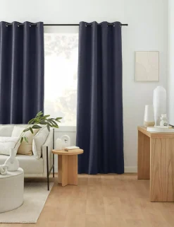 Clearance Bouclair Navy Dion Blackout Curtain