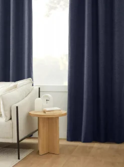 Clearance Bouclair Navy Dion Blackout Curtain
